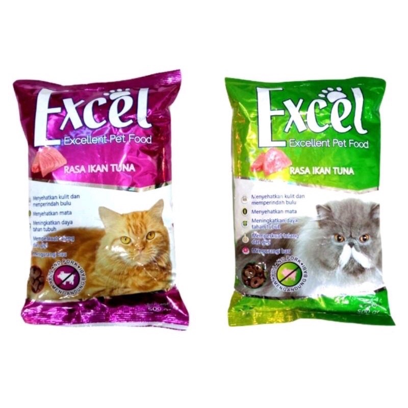 pakan kucing excel