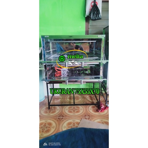 oven gas ukuran 75x55x70 stainless