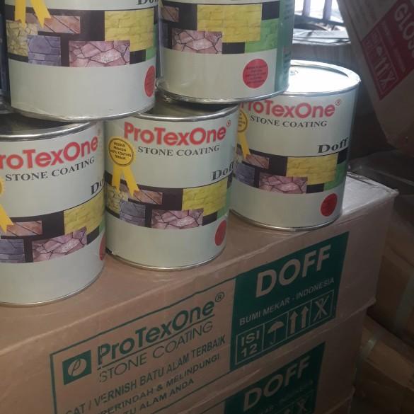Coating batu alam Protex one clear doff