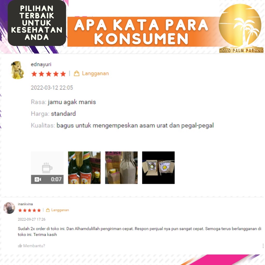 Jamu Asam Urat Jago Joyokusumo 600ml Redakan Pegal Linu Encok Rematik Rasa Mint Mujarab Produk Asli Herbal Alami