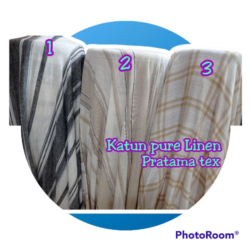 PROMOONew katun linen import salur/kain linen salur serat_kain kemeja,dres,gamis,blouse,dll