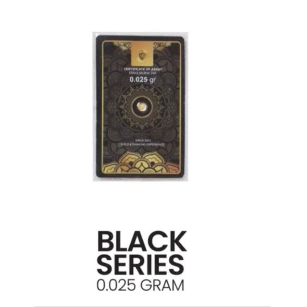 Minigold black series 0,025