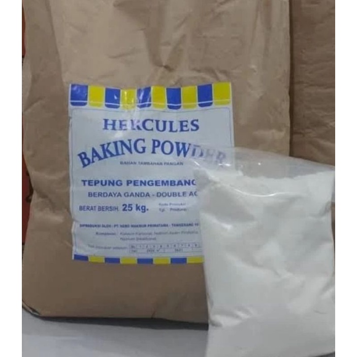 

BAKING POWDER REPACK 250 GR HERCULES / BAKING POWDER DOUBEL ACTING HERCULES 250 GR REPACK
