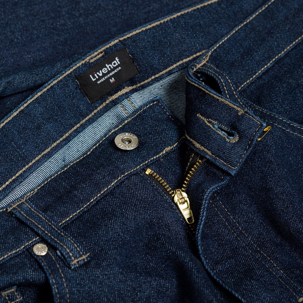 Livehaf - Norm Jeans Slim Stretch Dark Indigo