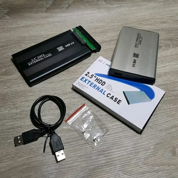 Casing Harddisk Hardisk 2.5" Sata External Eksternal Case Laptop PS2 PS3
