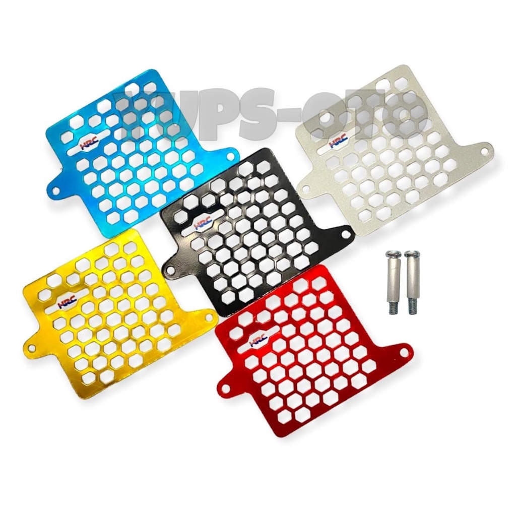 TUTUP COVER RADIATOR HRC VARIO 160 ABS CBS NEW 2022 PCX 160 NEW TUTUP RADIATOR PCX NEW 160 VARIO NEW 160 COVER TUTUP RADIATOR HRC ALUMINIUM PLUS BAUT BOSH PNP