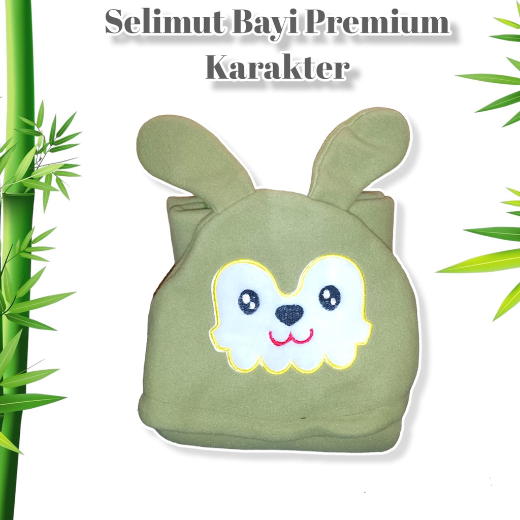 BOBOKO Selimut Bayi Karakter Animals Premium