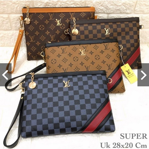 Clutch Selempang Wanita Serbaguna Bahan Premium Terbaik Import Batam Dompet Hp Wanita