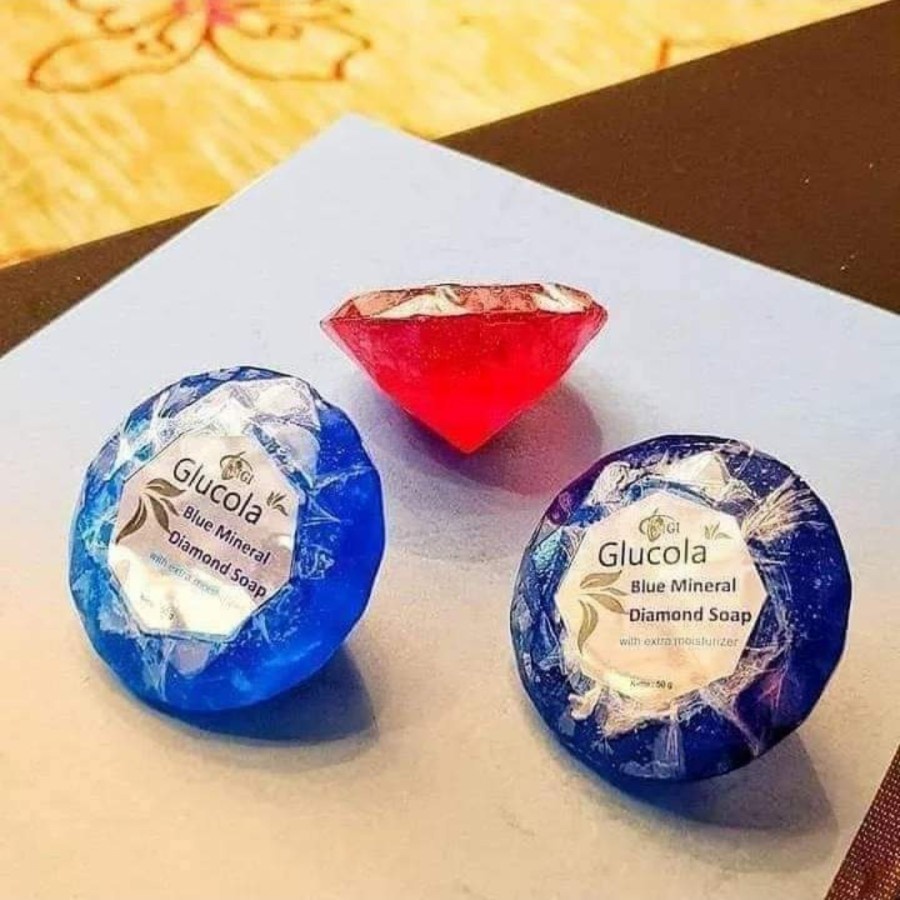 Sabun Pencuci Muka untuk berjerawat, berminyak Glucola Soap MCI isi 6 atau satuan