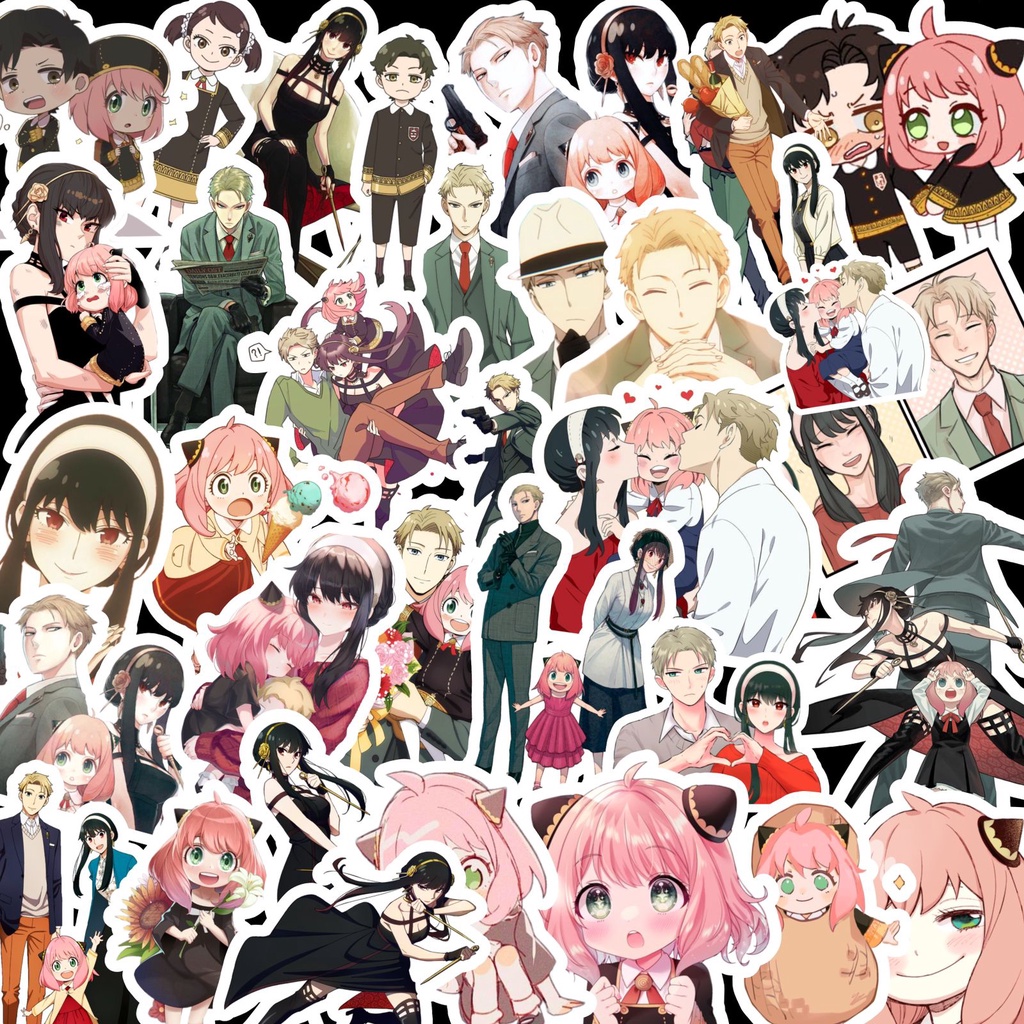 

STIKER SPY X FAMILY 35 PCS