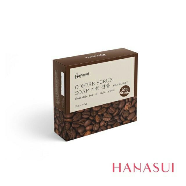 [COD] - Hanasui Coffee Soap Sabun Kopi BPOM Kode CSH0