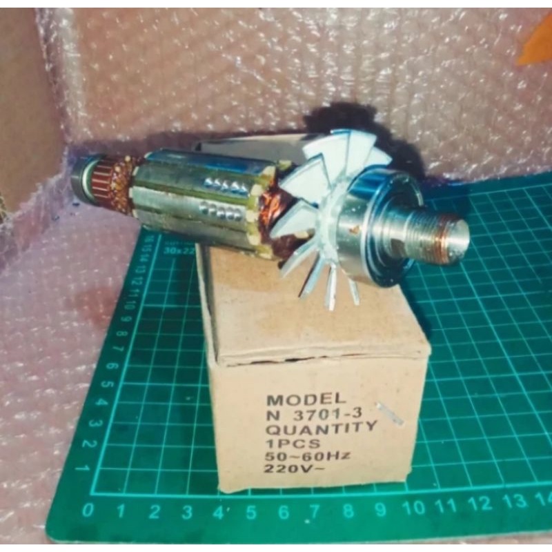 ARMATURE ASSEMBLY ANGKER MESIN TRIMER/ ROTOR N 3701