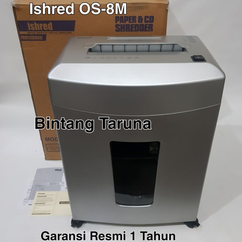 Mesin Penghancur Kertas Ishred OS-8M Paper Shredder Ishred OS-8M Office Shredder ISHRED OS8M