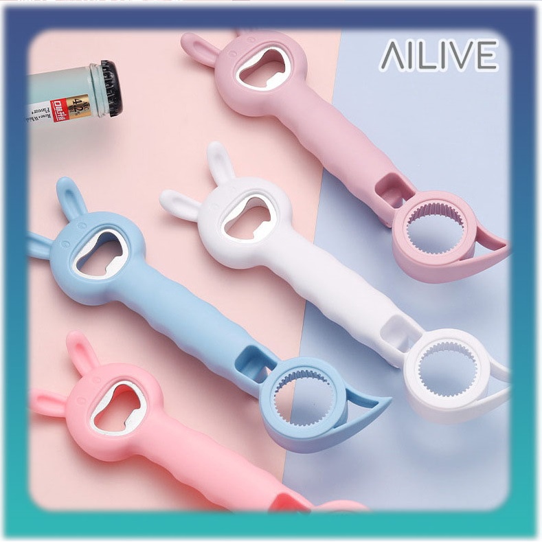 Pembuka Tutup Botol 4IN1 Lucu Serbaguna / Bottle Opener Multifunction