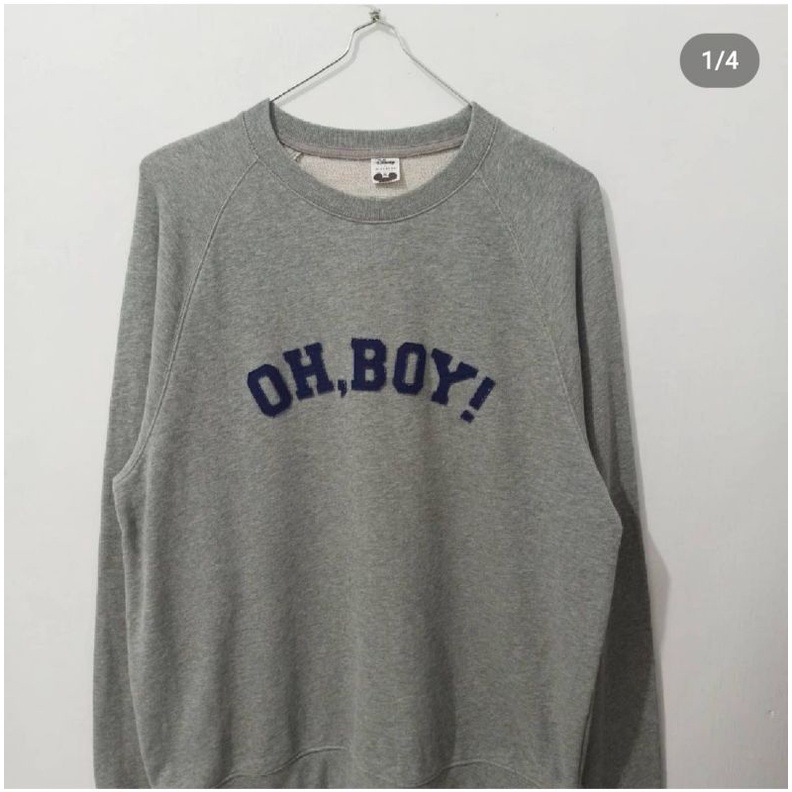 Crewneck second murah Disney x giordano 2nd.used.PL