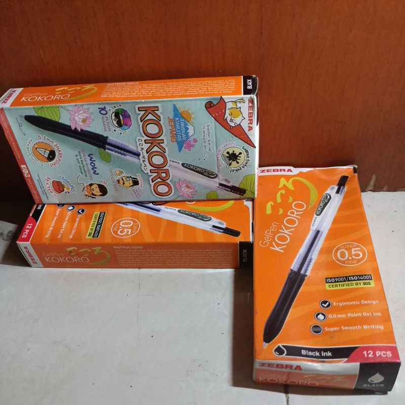 

zel pen kokoro bolpoin pulpen ballpoint pena balpoint ink pen bolpen zebra dan Tizo 0.5 black