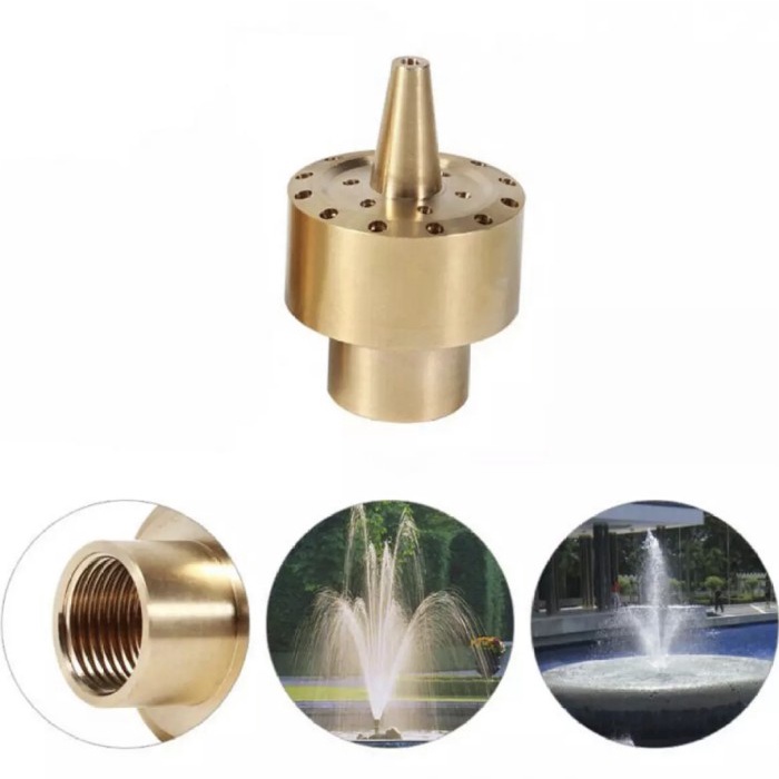Nosel-Nozzel pipa air mancur Model kembang api 1/4 Inchi