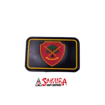 Patch Rubber Velcro Linmas Perekat Tempelan Linmas