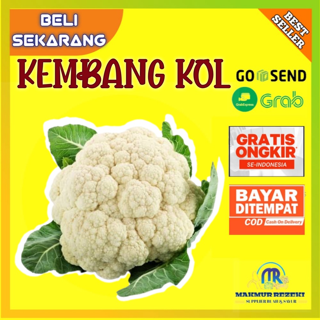 

SAYUR KEMBANG KOL 1 BUAH 300-500 GRAM