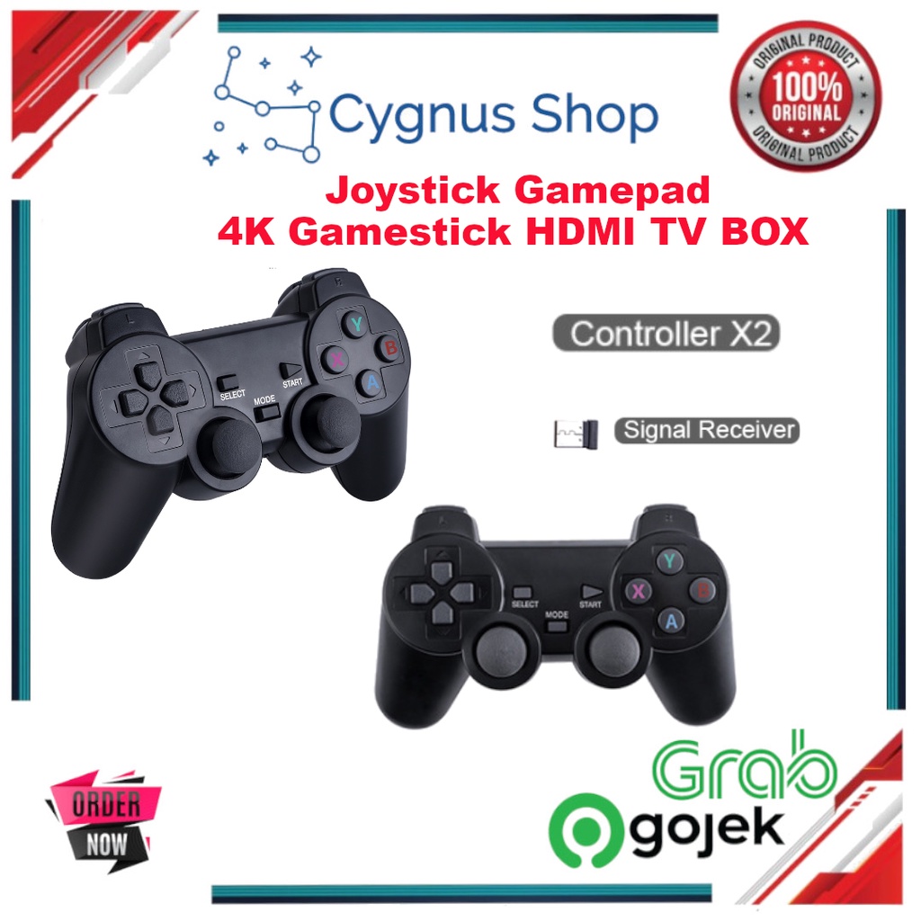 Wireless Gamepad Gaming Joystick Controller For 4K Game stick and Gamebox Lain