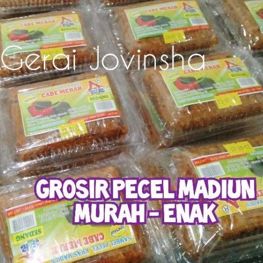 

メ Sambel pecel madiun CAP CABE MERAH 250gr bumbu pecel khas Madiun ヸ