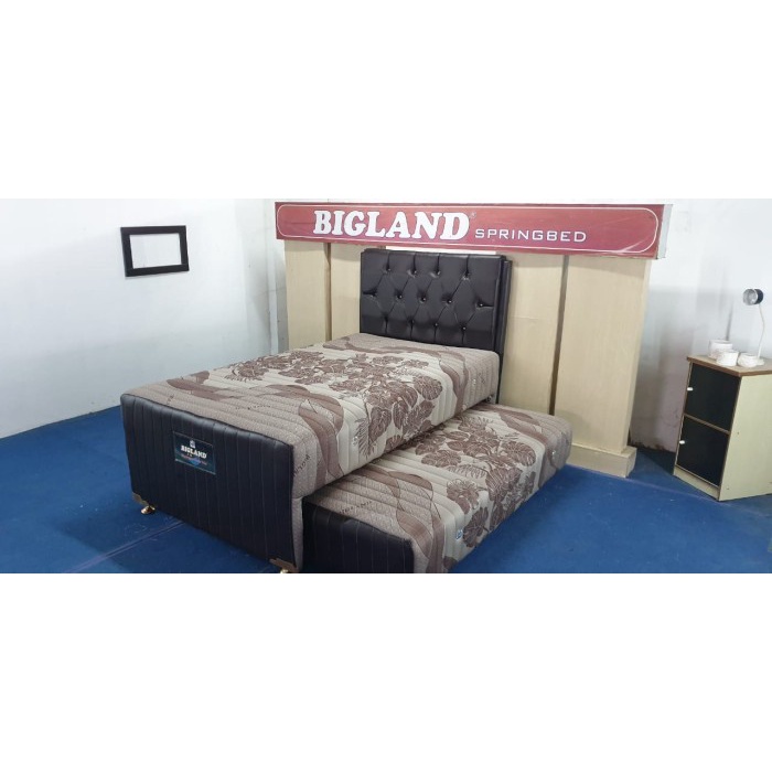 Tempat Tidur Anak Bed Dorong Bigland super single Polos