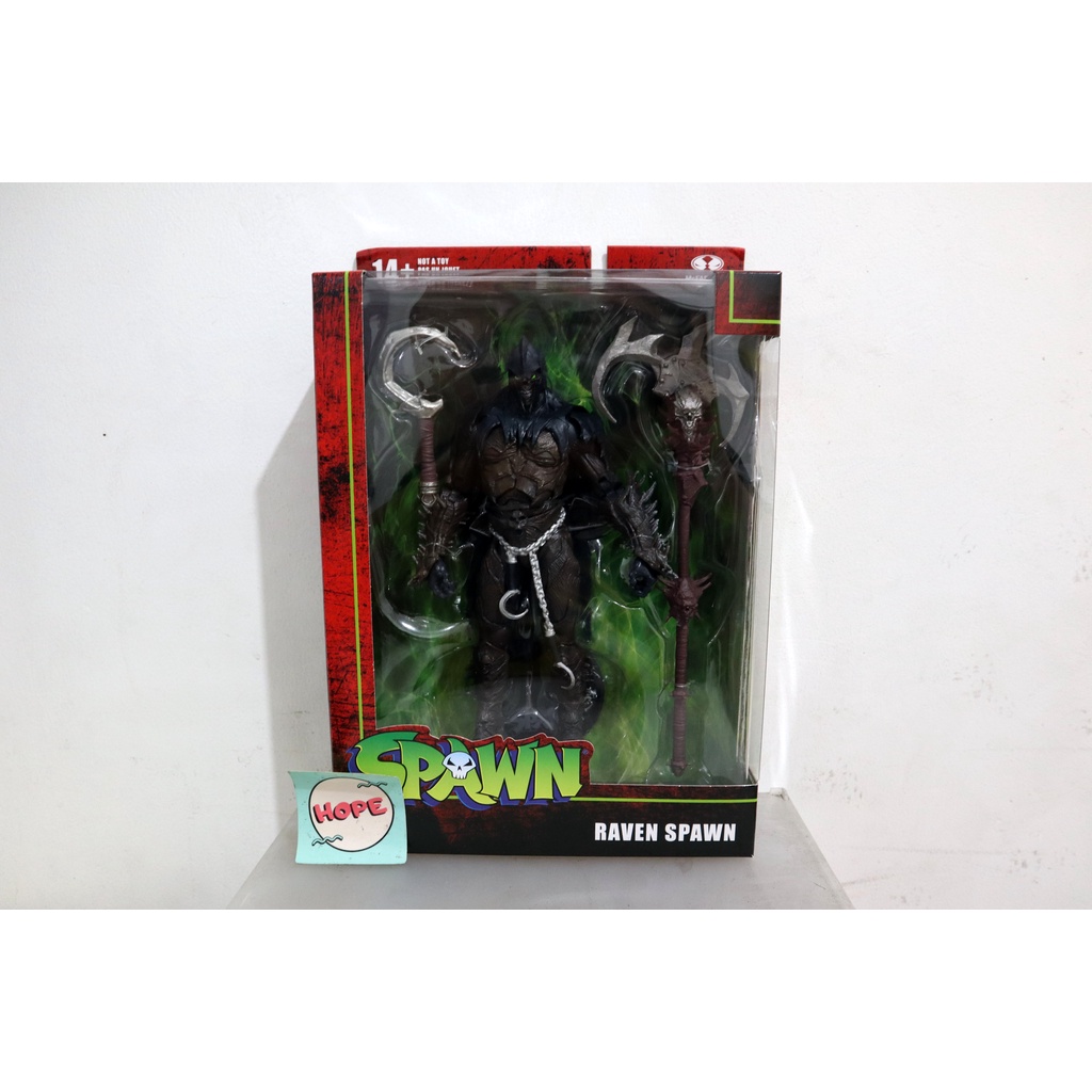 Action Figure Mcfarlane Raven Spawn with Small Hook Original Limited Edition