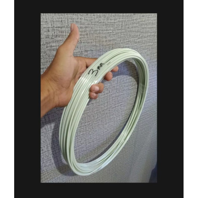 jeruji fiber putih 3mm untuk sangkar dondang dan layangan naga