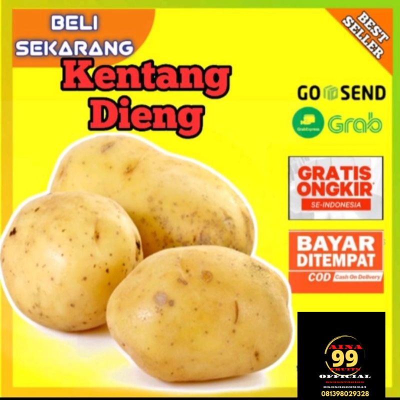 

KENTANG DIENG JUMBO BERSIH TANPA TANAH FRESH