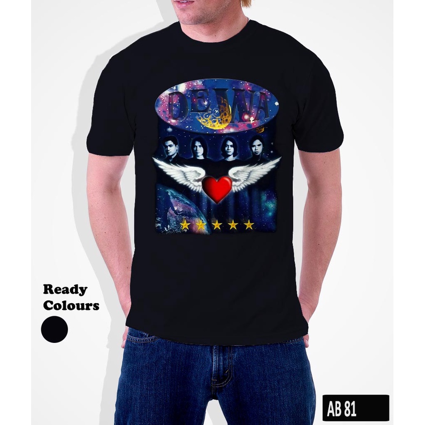 Kaos Dewa 19 Bintang Lima T-Shirt Band Dewa 19