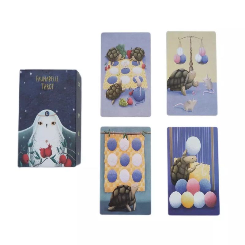 Fauna Belle Tarot 12x7cm.include guide paper