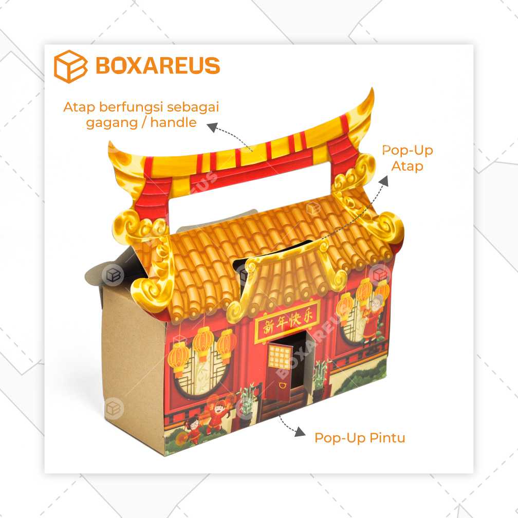 Box Packaging Imlek Paperbag CNY Dus Kotak Kemasan Toples | PB139228