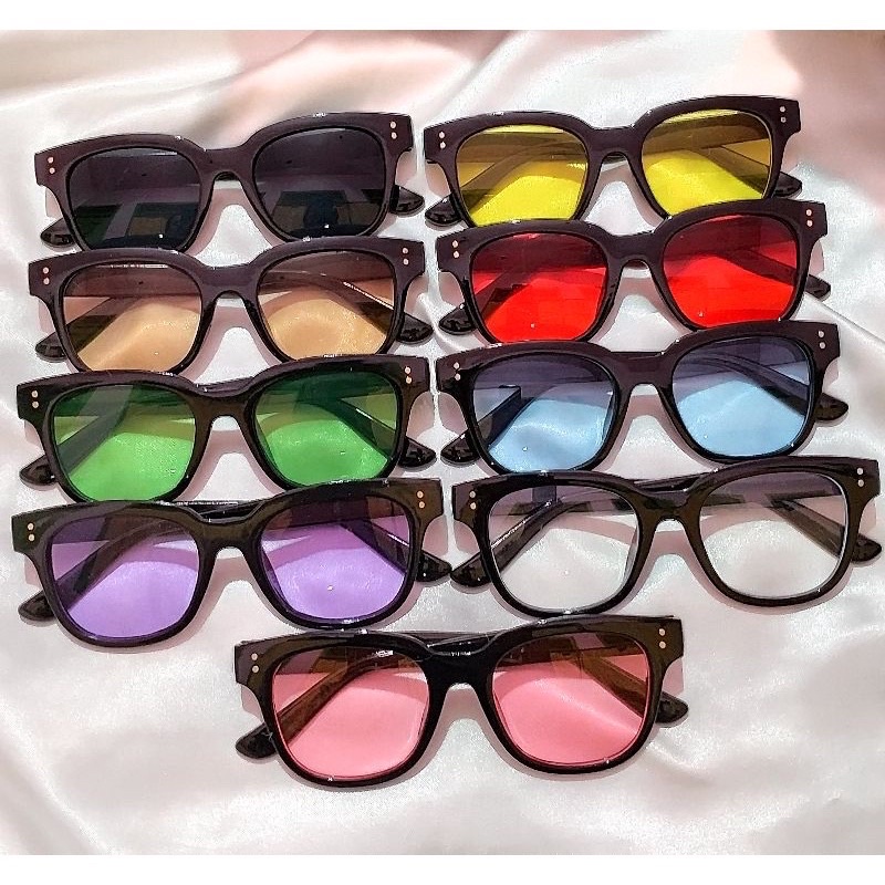 Kacamata fashion Small candy color sunglasses pria wanita model terbaru kacamata candy