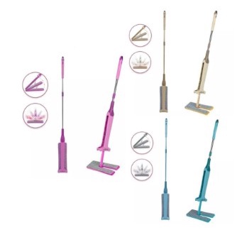 BOLDe Super Mop LAZY MOP Ultra Double Sided Cloth Alat Pel Lantai Otomatis Kleaner Tornado Mop Alat Pel Lazy Spin
