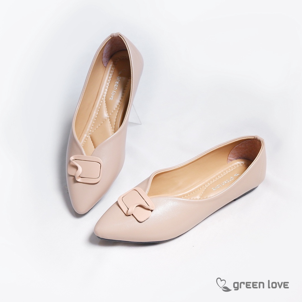 Green Love Sepatu Flat AMOUR