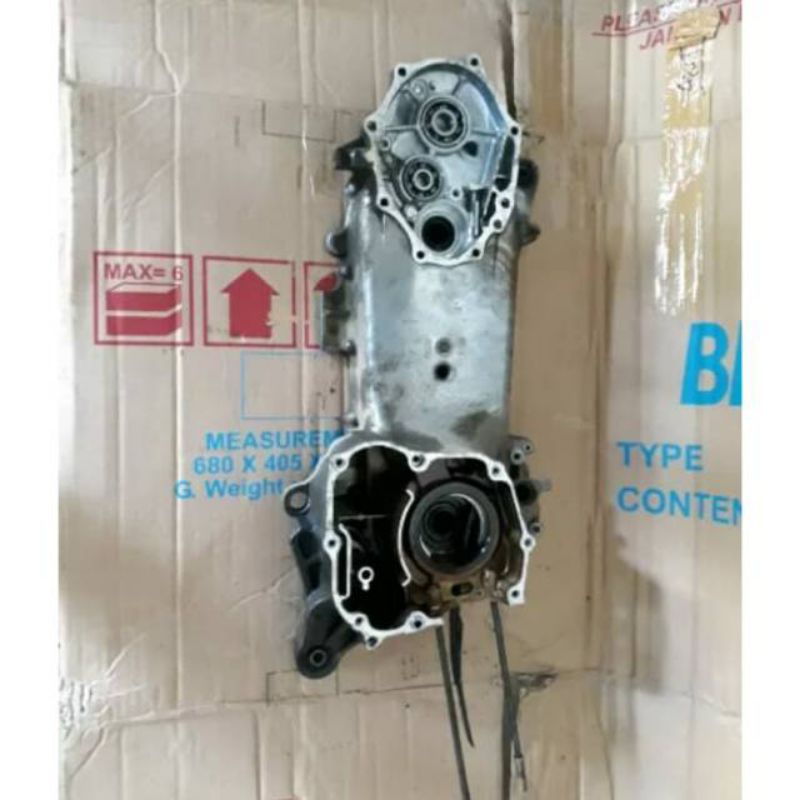 Blok Crankcase kiri Honda beat FI Starter Kasar non esp