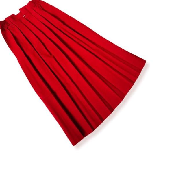 BISA COD ✔️Setelan Seragam Sekolah SD Anak Perempuan Baju Putih Panajng dan Rok Merah Panjang Bonus 