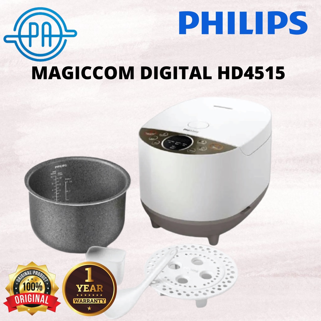 MAGICCOM RICE COOKER PHILIPS 1.8 L HD4515/85 GARANSI RESMI