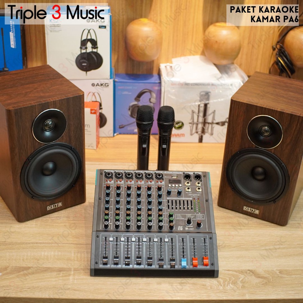 Paket Karaoke Kamar Recording tech RT PA6 Smart tv