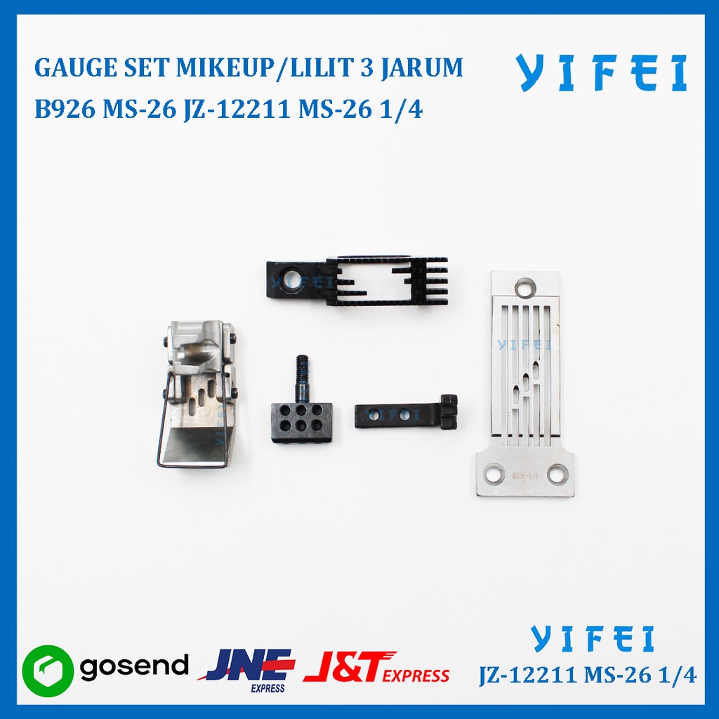 GAUGE SET MIKEUP/LILIT 3 JARUM B926 MS-26 YIFEI-12211 MS-26 1/4