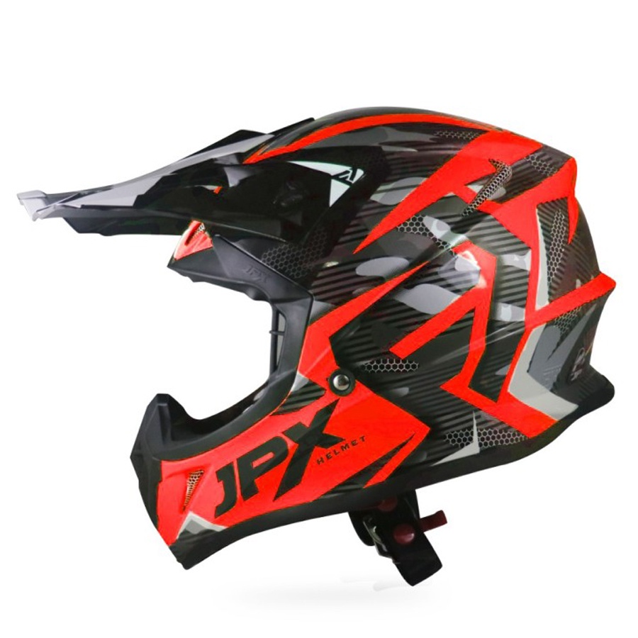 HELM JPX FOX 1 X 35 PRO FLUORESCENT RED GLOSS