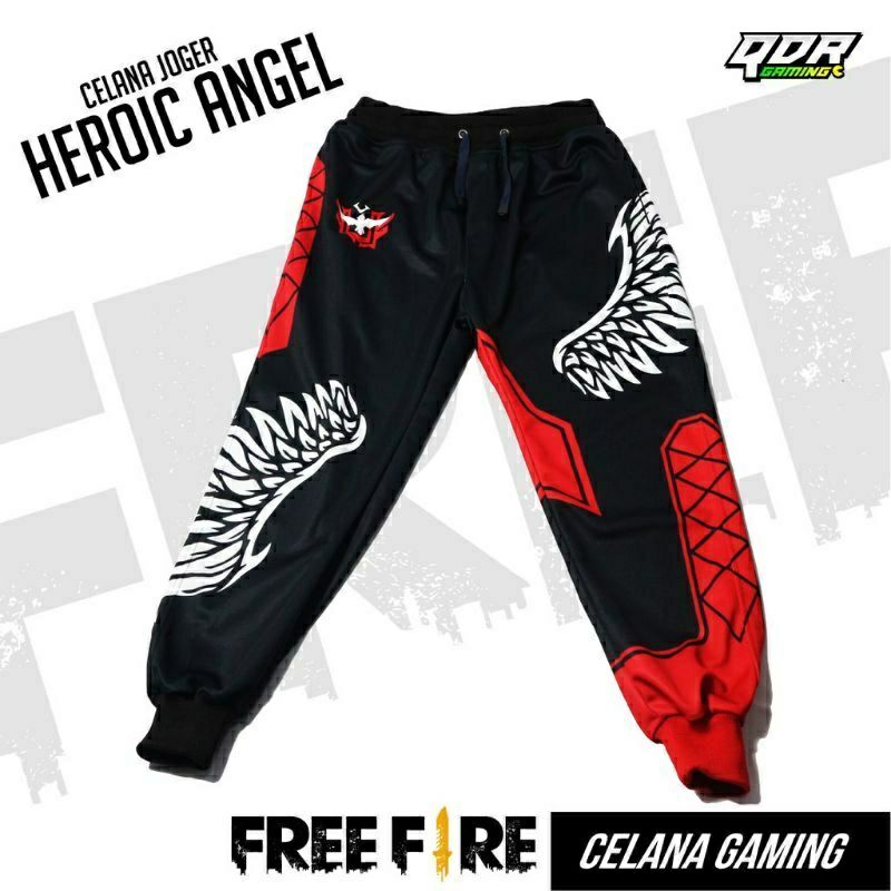 Celana Angel Merah | Celana Joger Anak | Celana Gaming Termurah