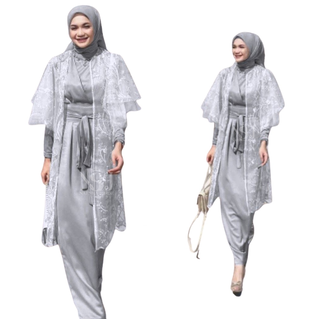 Gamis Jepang Kimono Terbaru 2022 Busana Wanita Elegan Kekinian 2022 Gamis Dress Payet Pesta Mewah Ko