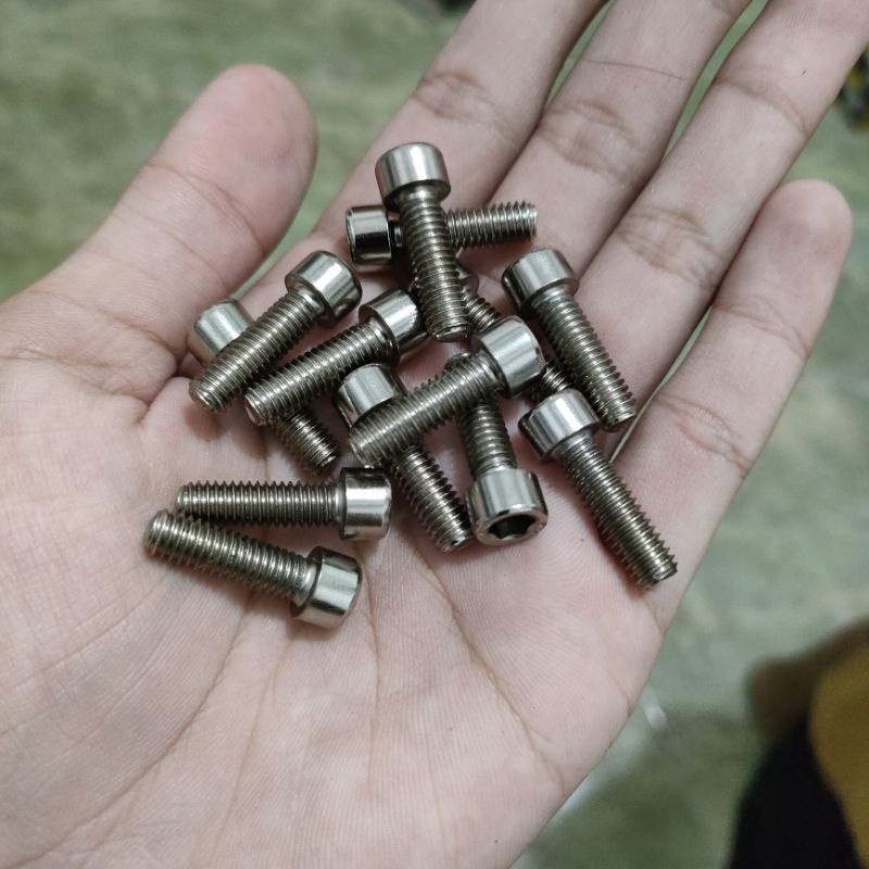 Jual Harga Satuan Baut L 10 Chrome Baut Mur 10 Crome | Shopee Indonesia