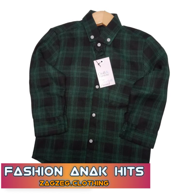 Atasan Kemeja Flannel Flanel Anak Kemeja Motif Kotak Kotak Bahan Flanel usia umur 2-6 tahun Baju Kemeja Anak Unisex Lengan Panjang Kemeja Flanel Anak Cowok Cewek Kotak Kotak Distro Hem Anak Balita Usia Umur 2 3 4 5 6 7 tahun Lengan Panjang Zagzeg Clothing