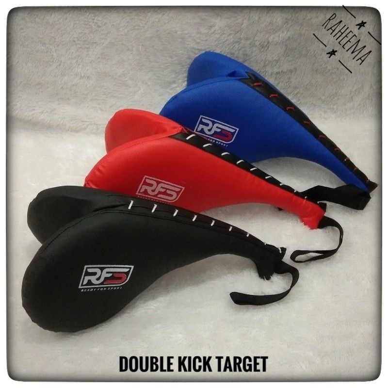 DOUBLE TARGET KICKPAD / DOUBLE KICK TARGET / TARGET TENDANGAN DALAM KARATE TAEKWONDO SILAT UKURAN BE