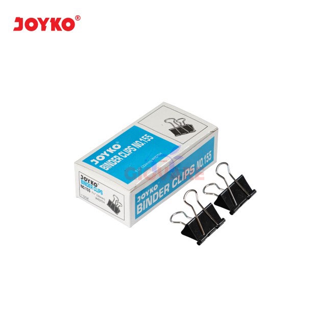 

Binder Clip / Klip / Penjepit Kertas Joyko 155 / 1 BOX 12 PCS binder clips 155
