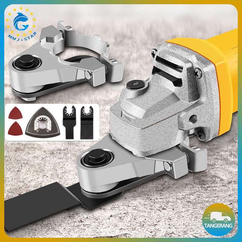 【11pcs/set】Adaptor Gerinda Oskilasi/Adaptor Mesin Gerinda Menjadi Converter/Adapter Mesin Gerinda Multifungi/Angle Grinder Adapter