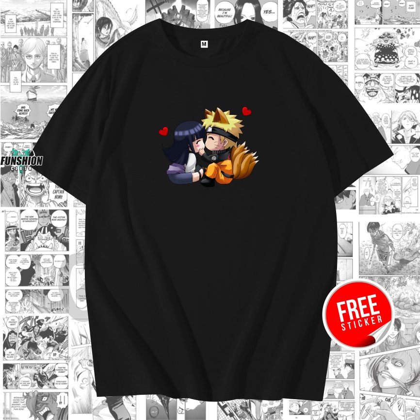 Naruto Hinata kaos anime naruto kaos distro pria wanita outdoor funshion