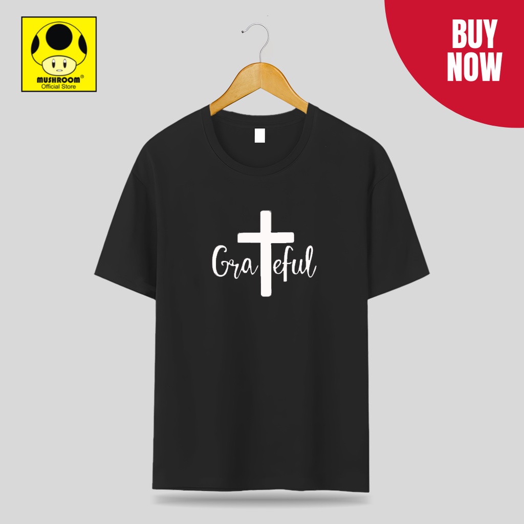 KAOS DISTRO SALIB GRATEFUL / KAOS GAMBAR SALIB / KAOS ROHANI PRIA / KAOS JESUS / KAOS SALIB KRISTEN 